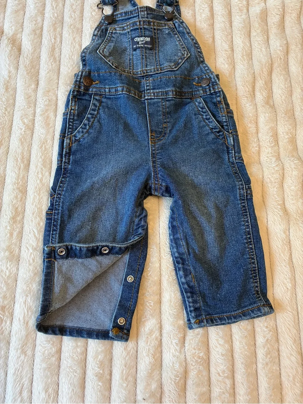 OshKosh Denim Overalls | 6–9M